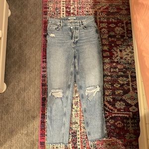 size 28 pacsun ultra high rise slim jeans